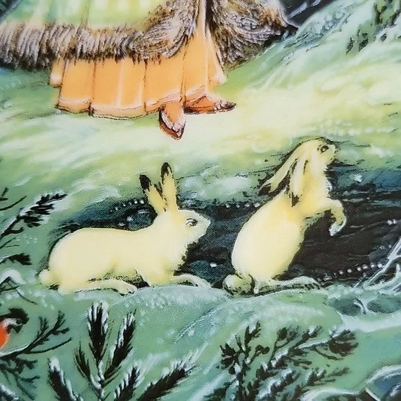 Vintage USSR Russian Folk Tale Vinogradoff Palekh Plates Handpainted Collectible - Picture 7 of 16